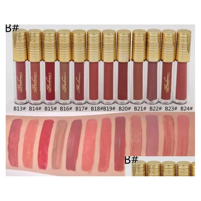 makeup new makeup matte liquid lipstick lipgloss 24 different colors high quality