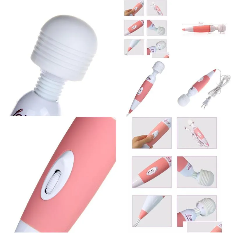 body massager adult toys for female supplies av vibrator clitoral stimulation multispeed stick massager