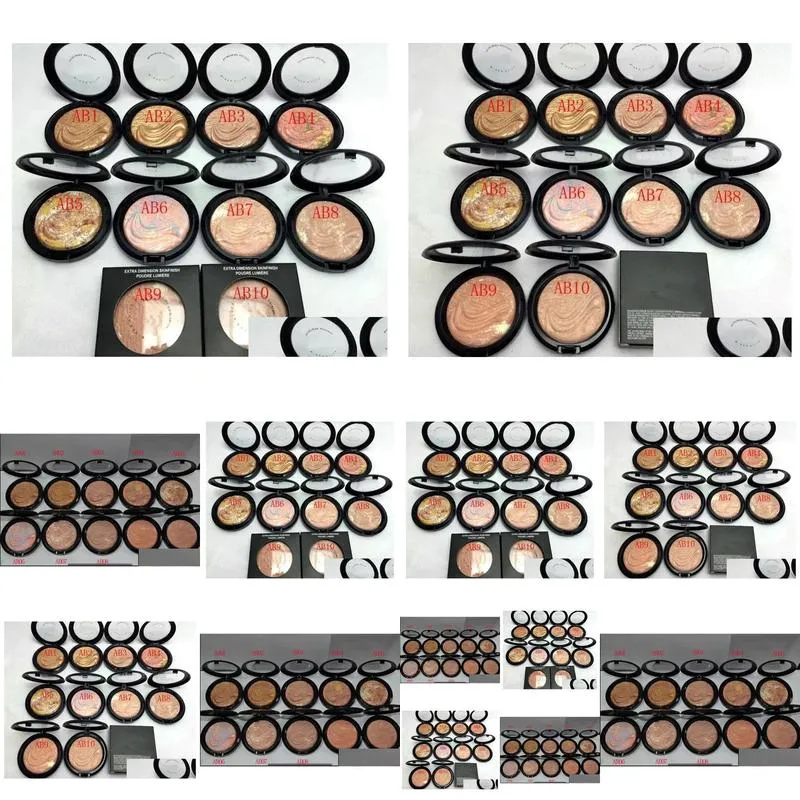 50 pcs makeup new mineralize powder english name and number 9g