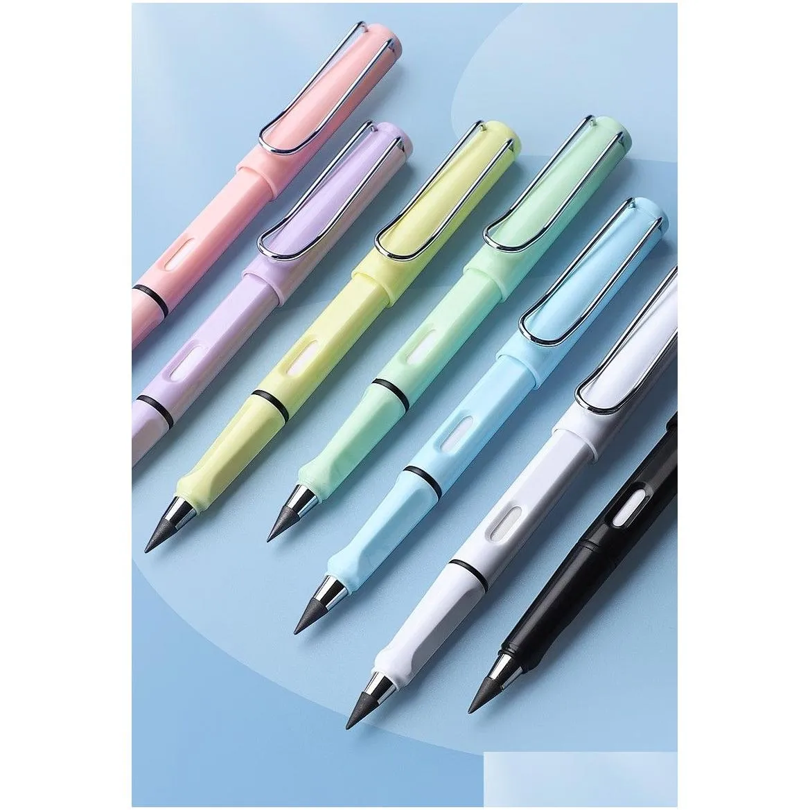 infinity pencil technology inkless metal pen magic pencils drawing is not easy to break the straight pencil