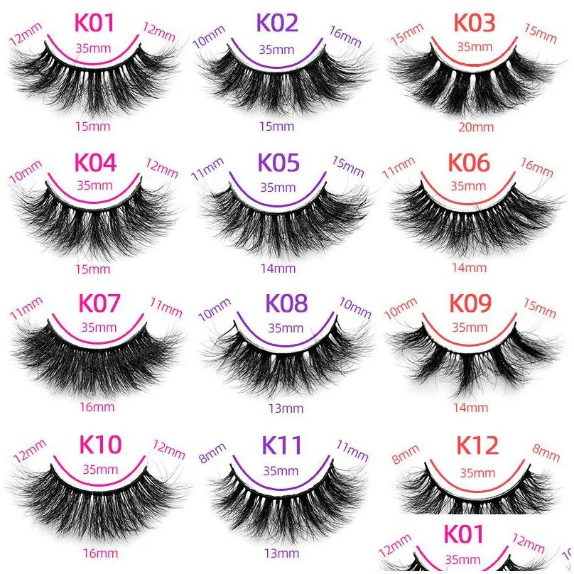 5d mink eyelashes wholesale natural false eyelashes 5d mink lashes soft make up extension makeup fake eye lashes 5d series k01k12