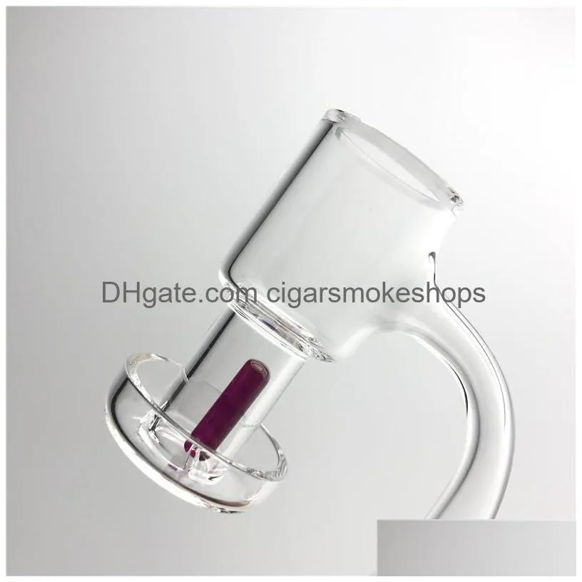 new quartz terp slurper banger ruby insert with red pink 5mm 18mm glowing in ultraviolet cylinder ruby dancing insert for smoking