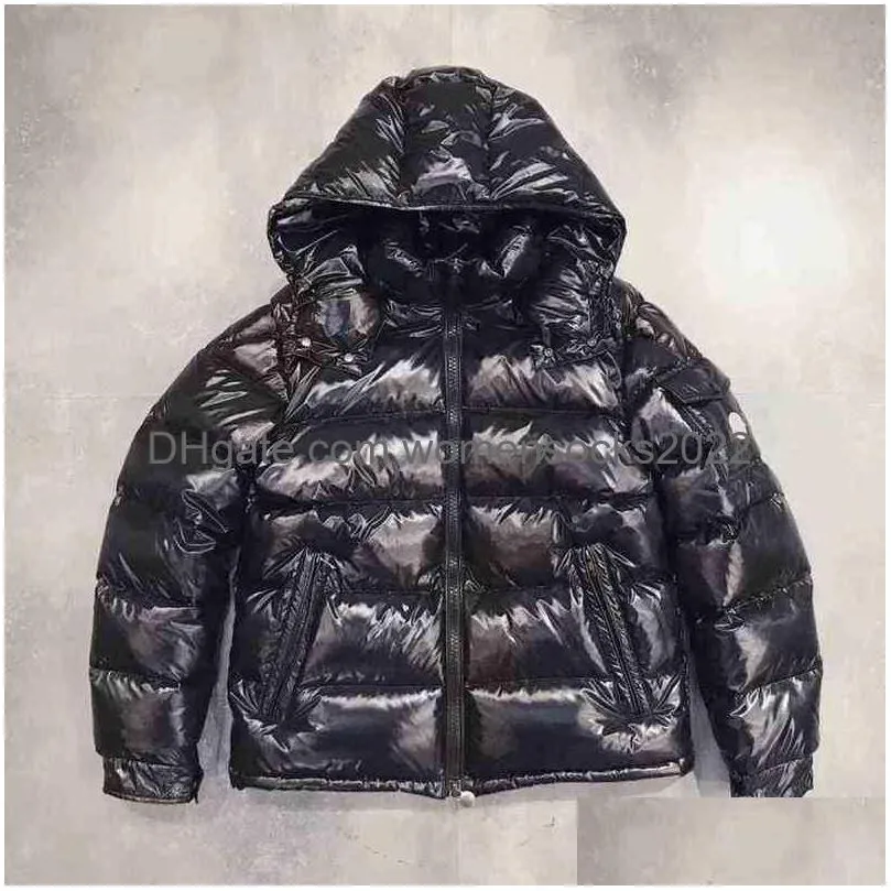 designer luxury monclair classic winter men jackets women down fashion hip hop cap pattern print coats outdoor warm casual coat