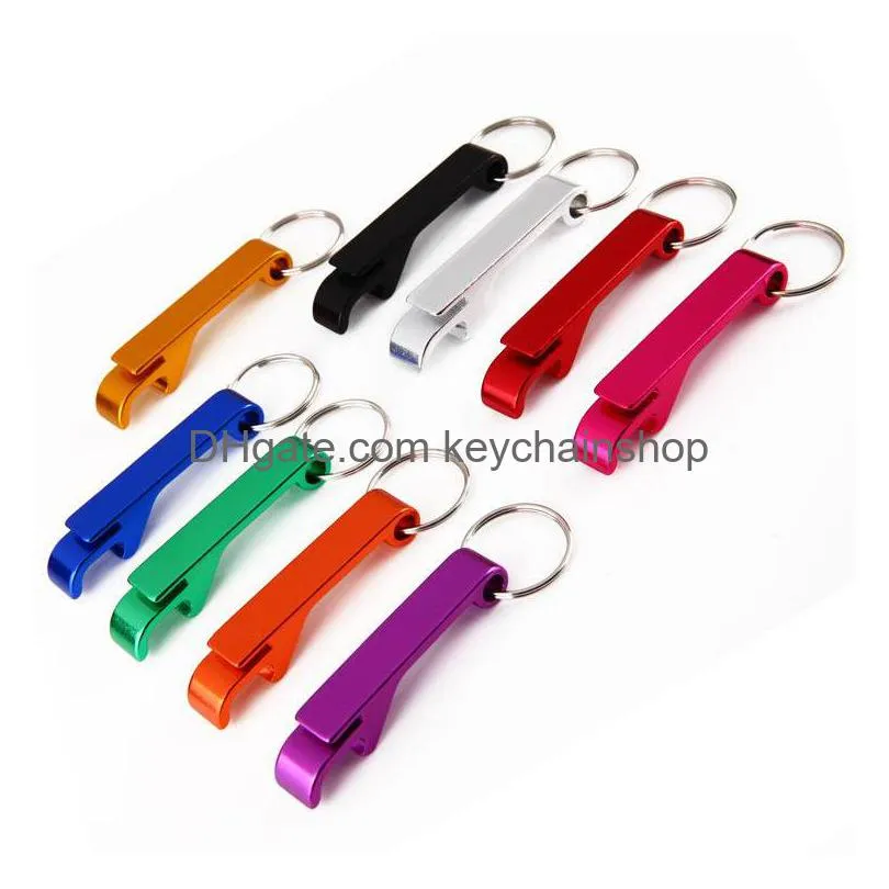 portable 4 in 1 bottle opener key ring chain keyring keychain metal beer bar tool claw gift
