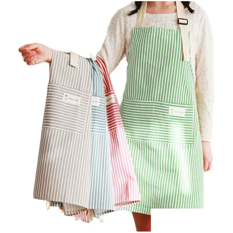 cotton apron adjustable adult antifouling apron restaurant waiter waitress working apron dustproof steel cotton coverall apron