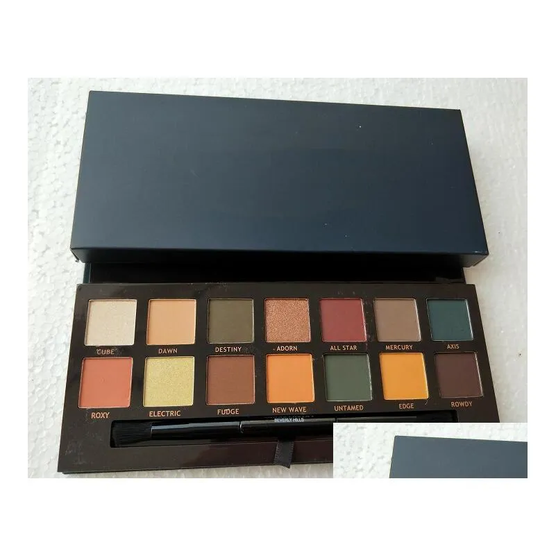 makeup renaissance pink eye shadow palette 14 colors limited eyeshadow kit with brush