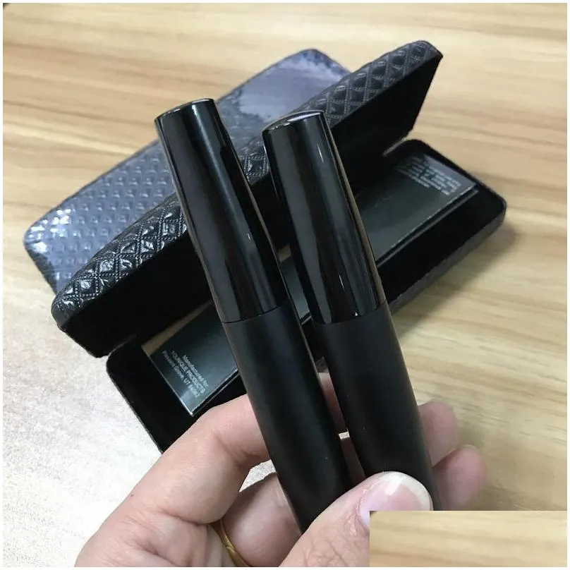 mascara 3d fiber lashes 5103 version waterproof double mascaras with barcode and instruction 2 pieces is1set