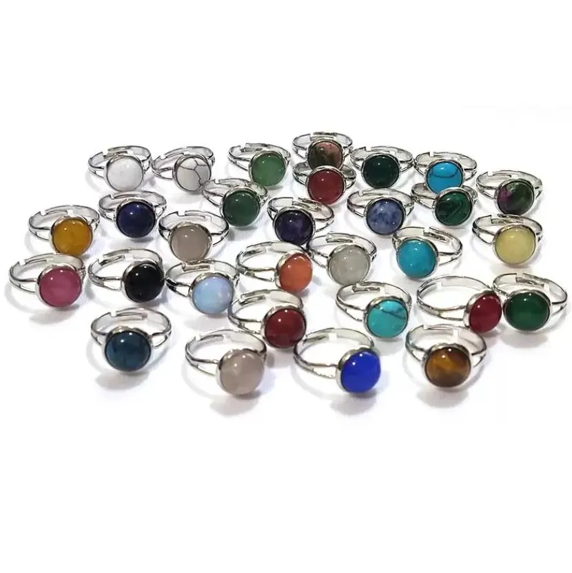 platinum color natural crystal ring rose quartz gem stone rings handmade bohemian jewelry gift women fashion birthday party rings