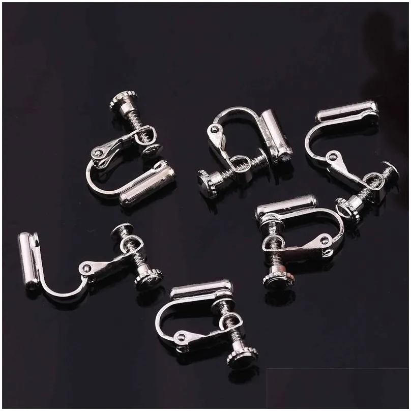 earring clip converter findings color retaining earring clip without ear hole diy jewelry making 210 w2