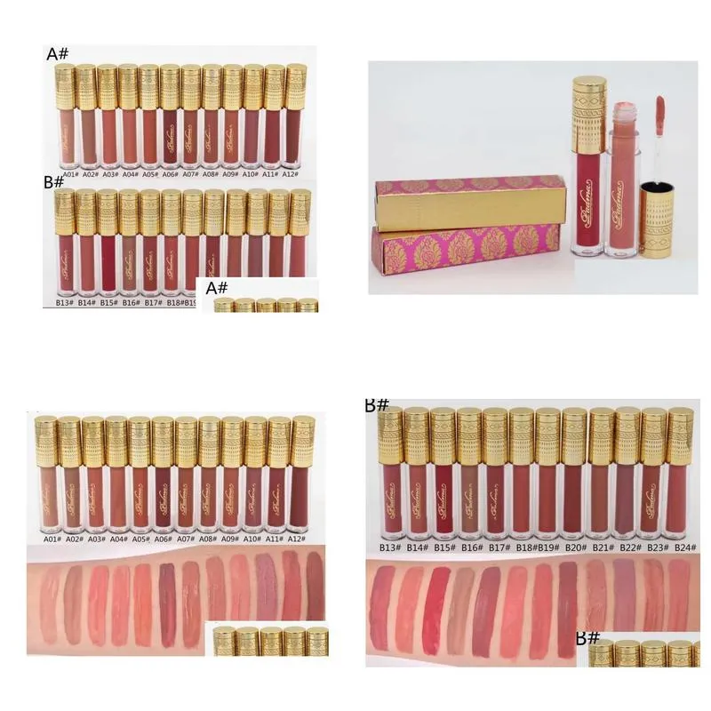 makeup new makeup matte liquid lipstick lipgloss 24 different colors high quality