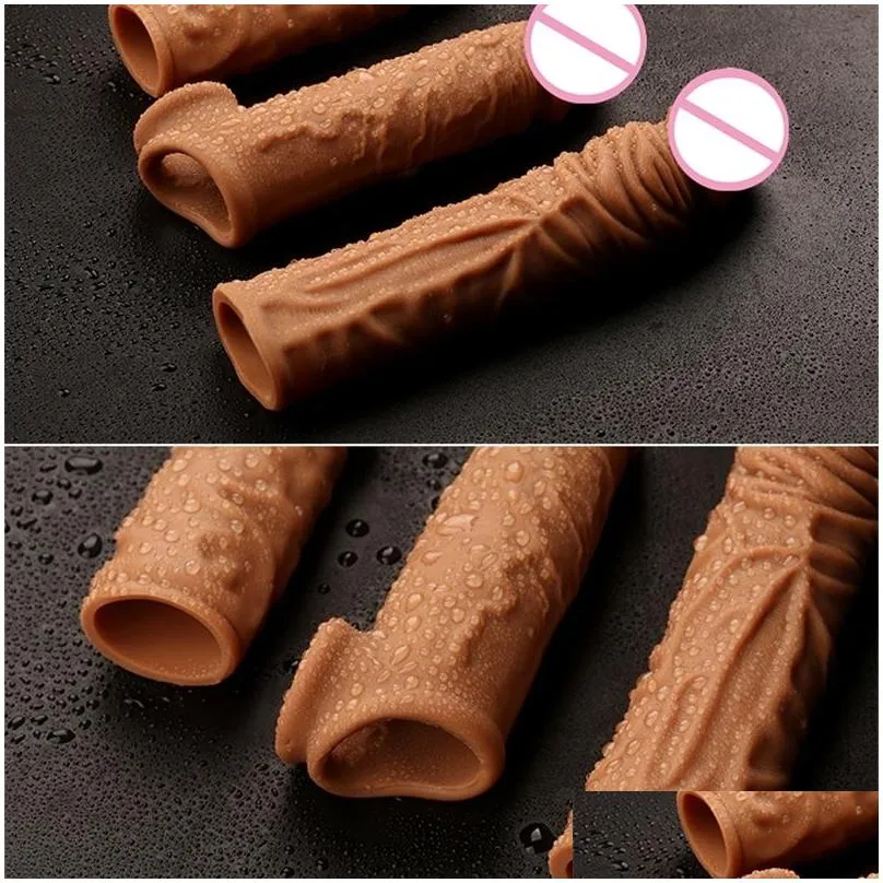  toy massager penis extender sleeves reusable delay ejaculation cock rings prostate massager toys for men products