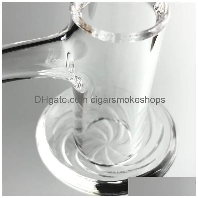 20mm 2.5mm thick quartz blender spin banger nail with smoking beveled top domeless nails for prevent oil splashing glass water bongs