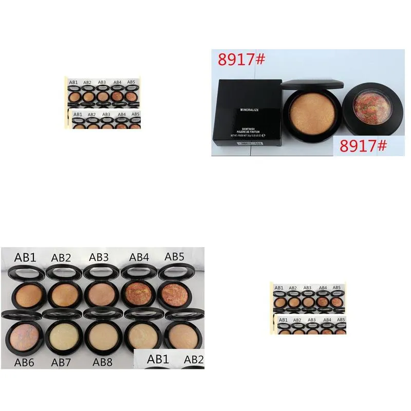 10 pcs hot makeup good quality lowest bestselling good sale mineralize powder 10g