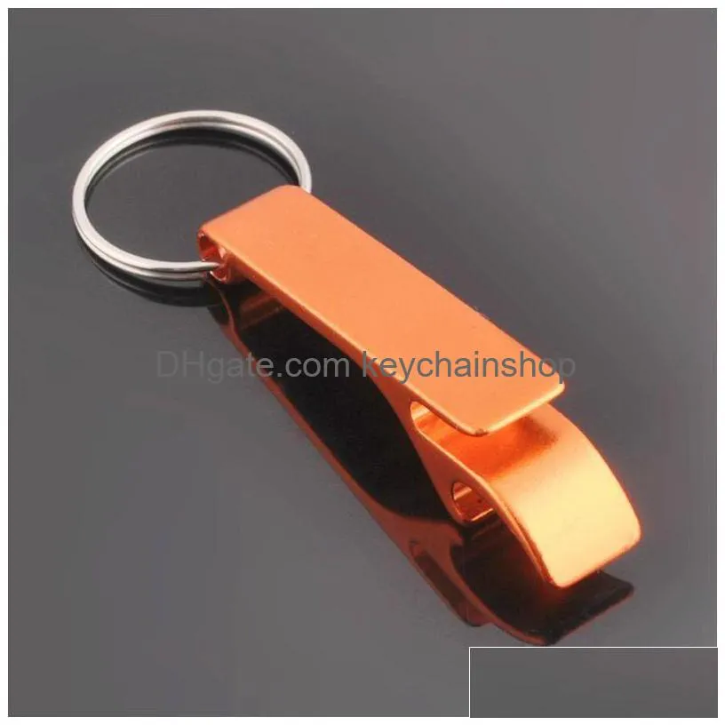 portable 4 in 1 bottle opener key ring chain keyring keychain metal beer bar tool claw gift