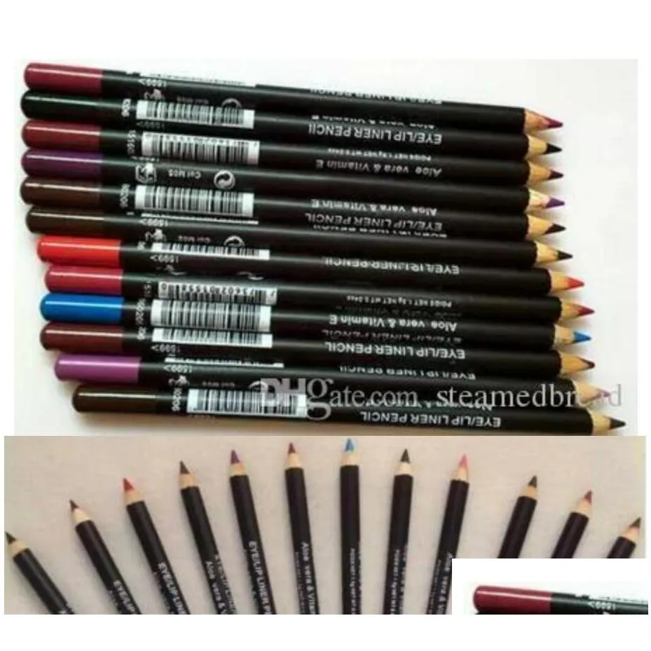 240 pcs waterproof eyeliner pencil cosmetics twelve different colors