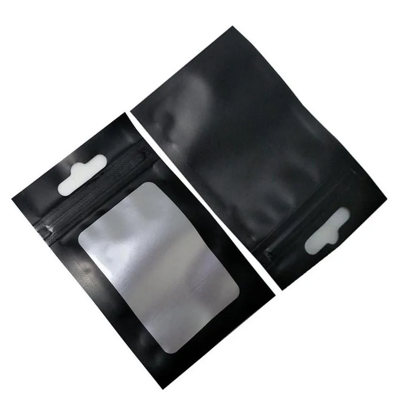 100 pieces self sealing sample bags resealable aluminum foil pouch for food smell proof storage bag