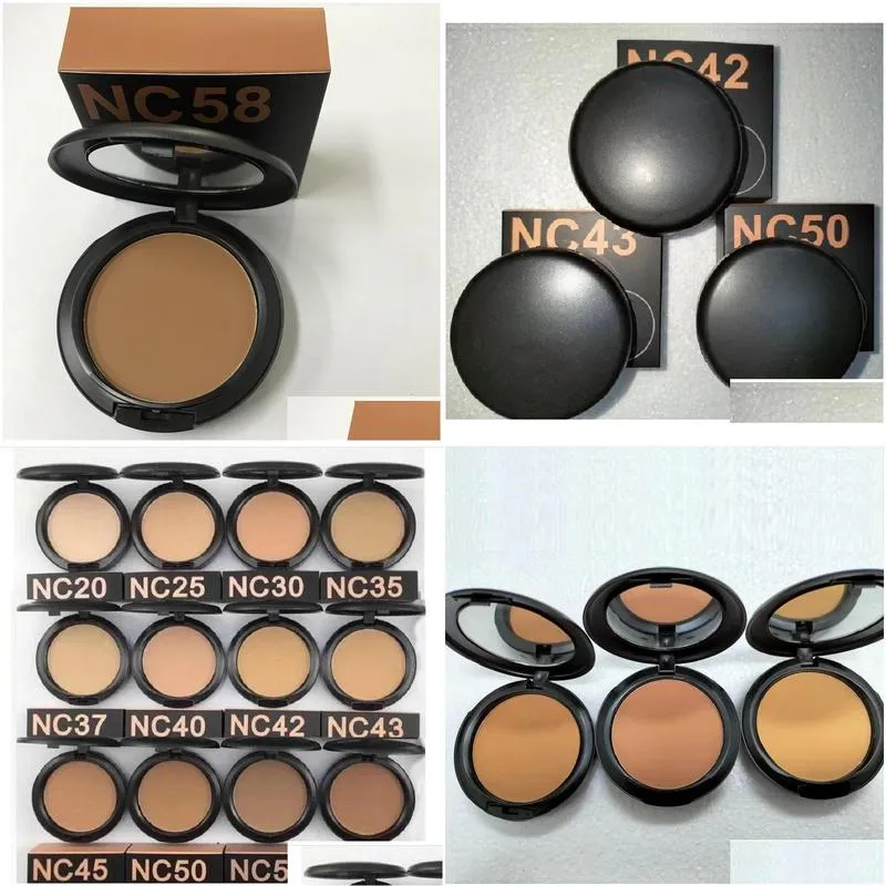 high quality makeup face powder 12 color powders plus foundation 15g