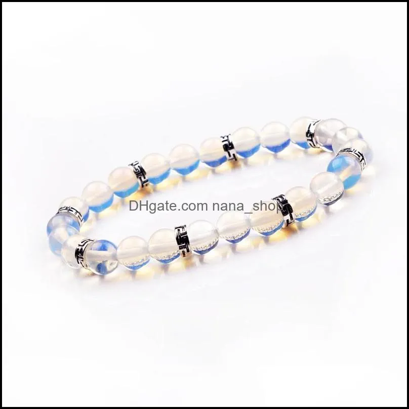 8mm natural stone volcanic rock yoga bracelet can promote the generation to ensure the health of the human body