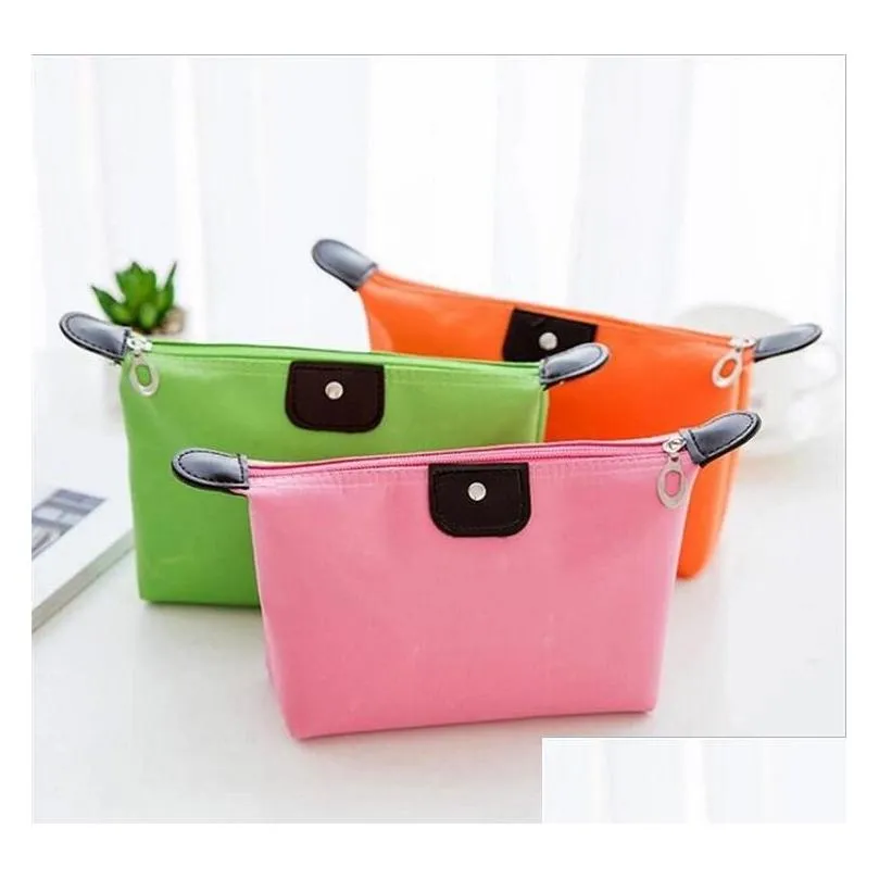 lady makeup pouch cosmetic make up bag clutch hanging toiletries travel kit jewelry organizer casual purse