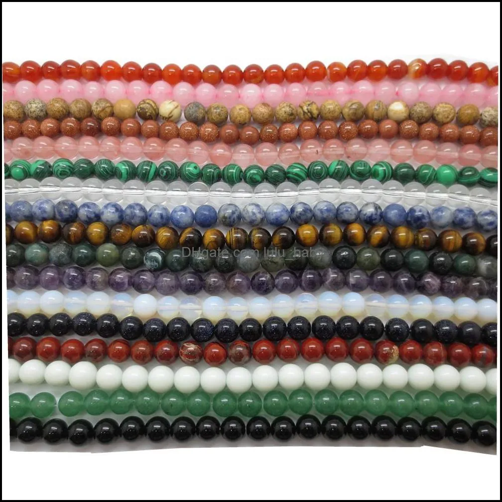 gold chain healing chakra crystal beaded bracelet wristbands 3pcs 8mm gemstone beads cuff bangle anklet jewelry adjustable for men women teen