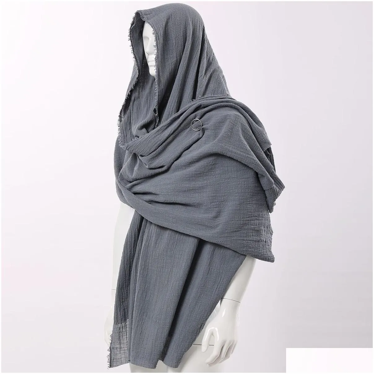 mens vintage cloak scarf chunky blanket scarves medieval hood halloween middle ages mittelalter shoulder cowl