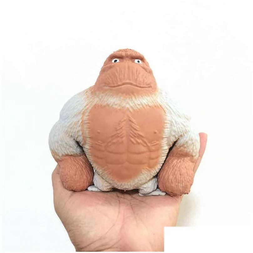 christmas supplies big  spongy squishy fidget orangutan tt influencer elastic monkey antistress for adult and children soft fun gift toy