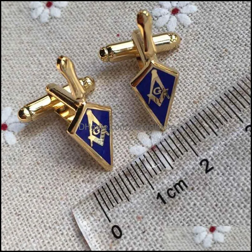 10 pairs masonary cuff link trowel masonic mason tool masonry square and compass cufflinks gift for the fellow