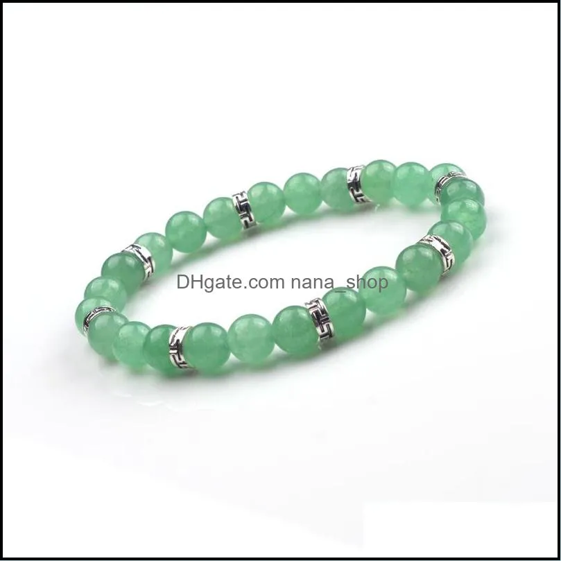 8mm natural stone volcanic rock yoga bracelet can promote the generation to ensure the health of the human body