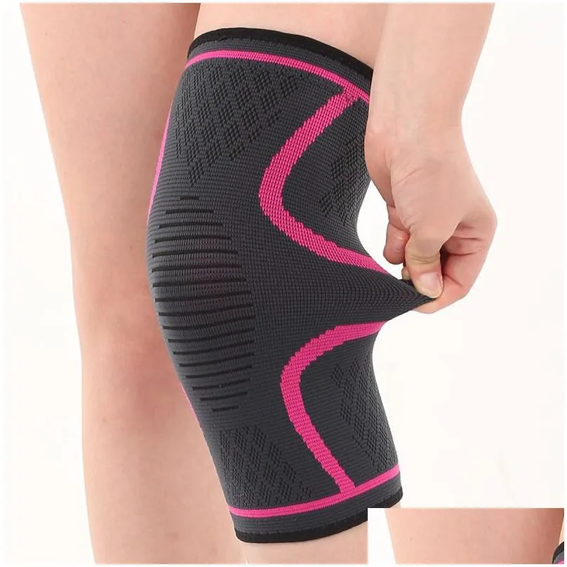 other health care items 1pcs fitness running cycling knee support braces elastic nylon sport compression knee pad sleeve for basketball