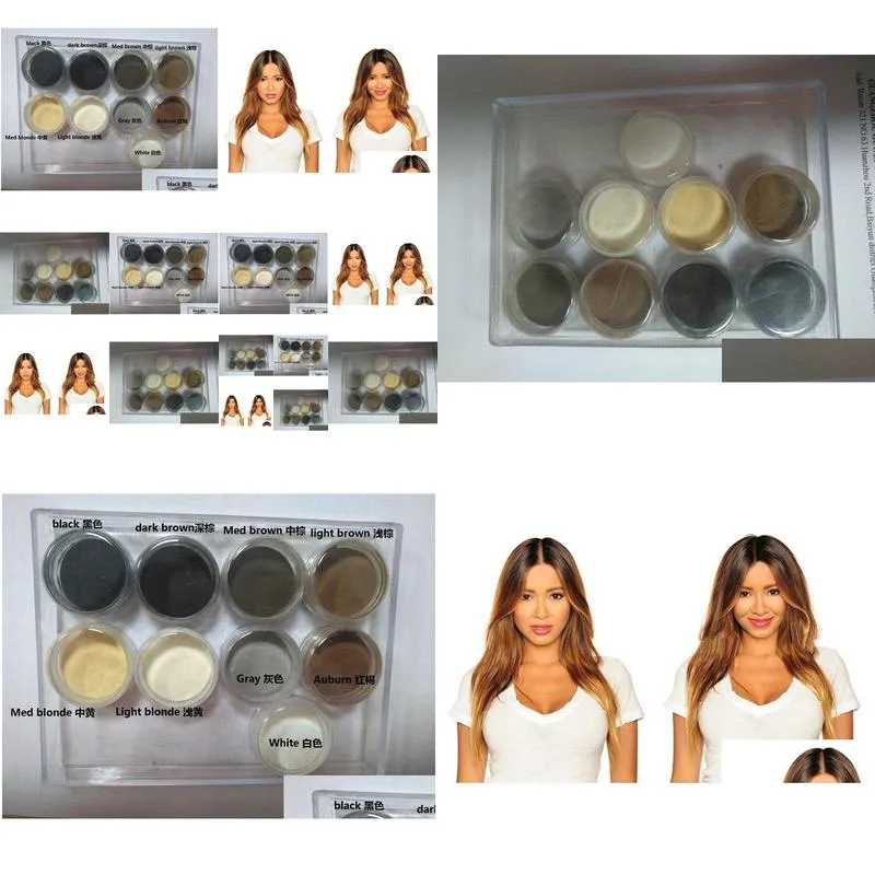 cosmetic 27.5g hair fiber keratin powder spray thinning hair concealer 10colors