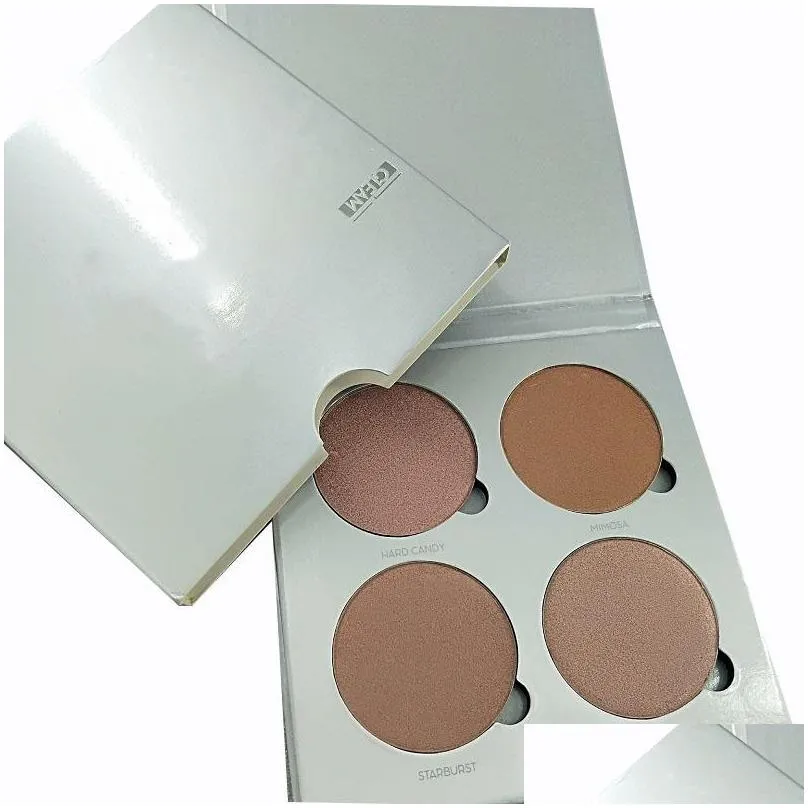 makeup face 4 colors bronzers highlighters palette7.4g