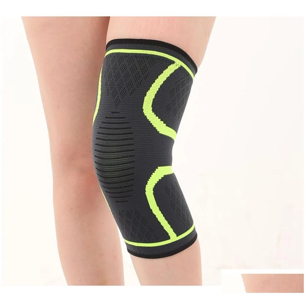 other health care items 1pcs fitness running cycling knee support braces elastic nylon sport compression knee pad sleeve for basketball