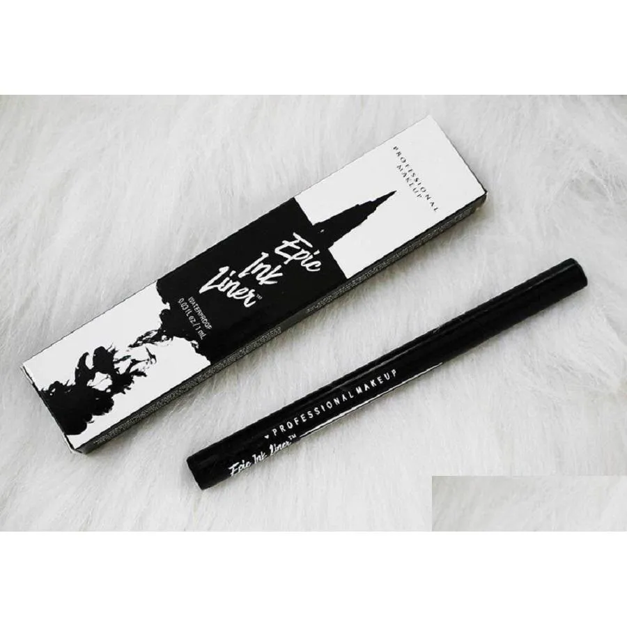 low price epic ink liner black eyeliner pencil headed makeup liquid black color eye liner waterproof cosmetics long lasting