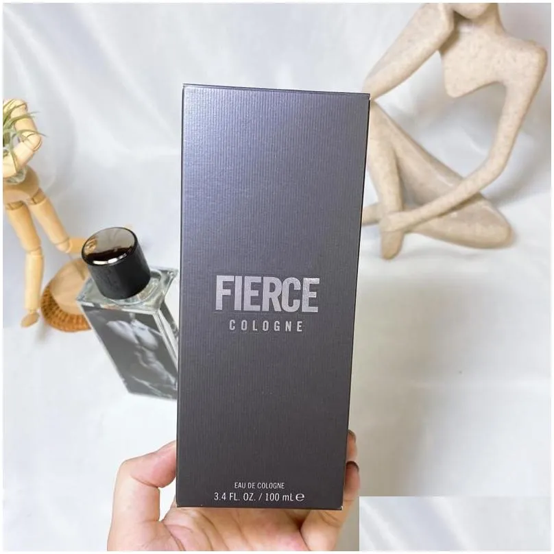 promotion classic men fragrance 100ml fierce perfume eau de cologne 3.4fl.oz long lasting good smell af man parfum spray fast ship high version