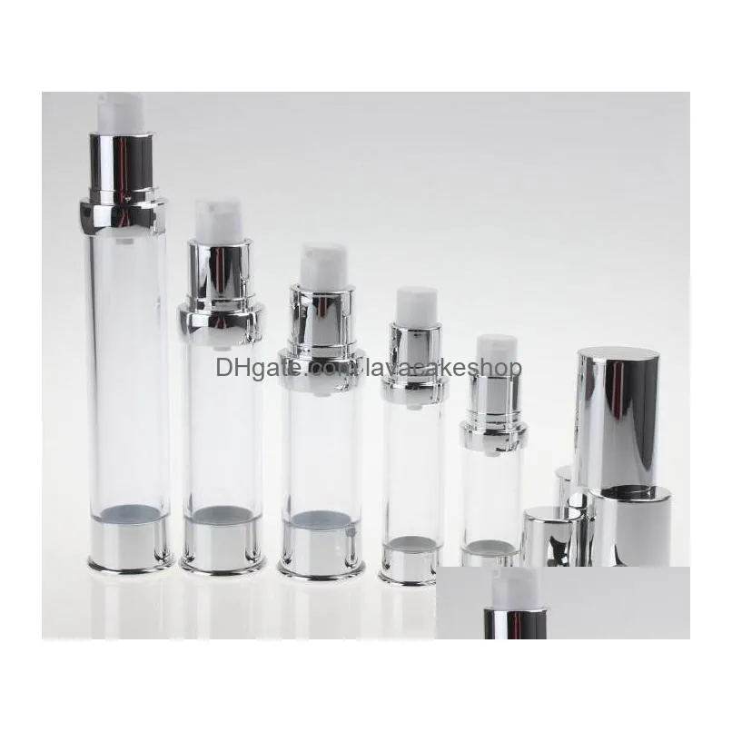 5ml airless pump bottles wholesale plastic bottles with airless pump 5ml eye concentract airless bottle