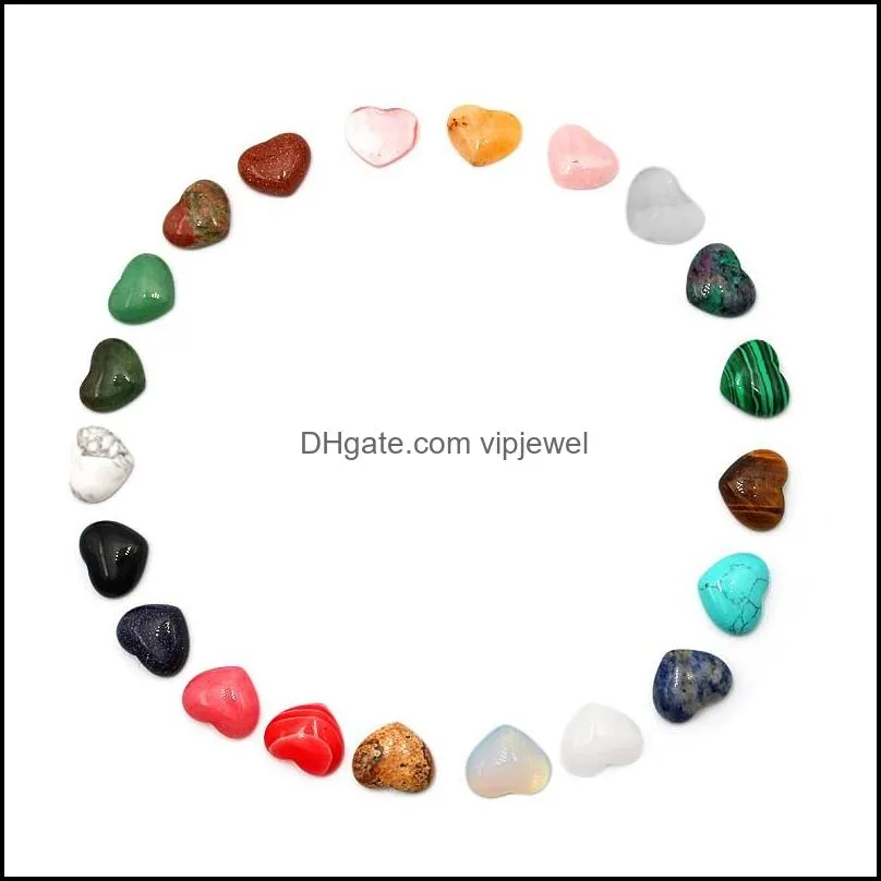 18mm 7 chakra stone irregular reiki healing crystal seven chakras energy balancing natural stones beads decoration jewelry