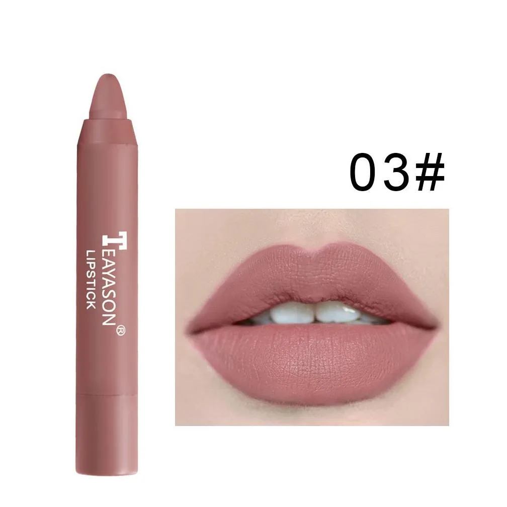 12 colors makeup matte lipstick waterproof long lasting lip stick y red pink velvet nude lipsticks woman cosmetics lip gloss