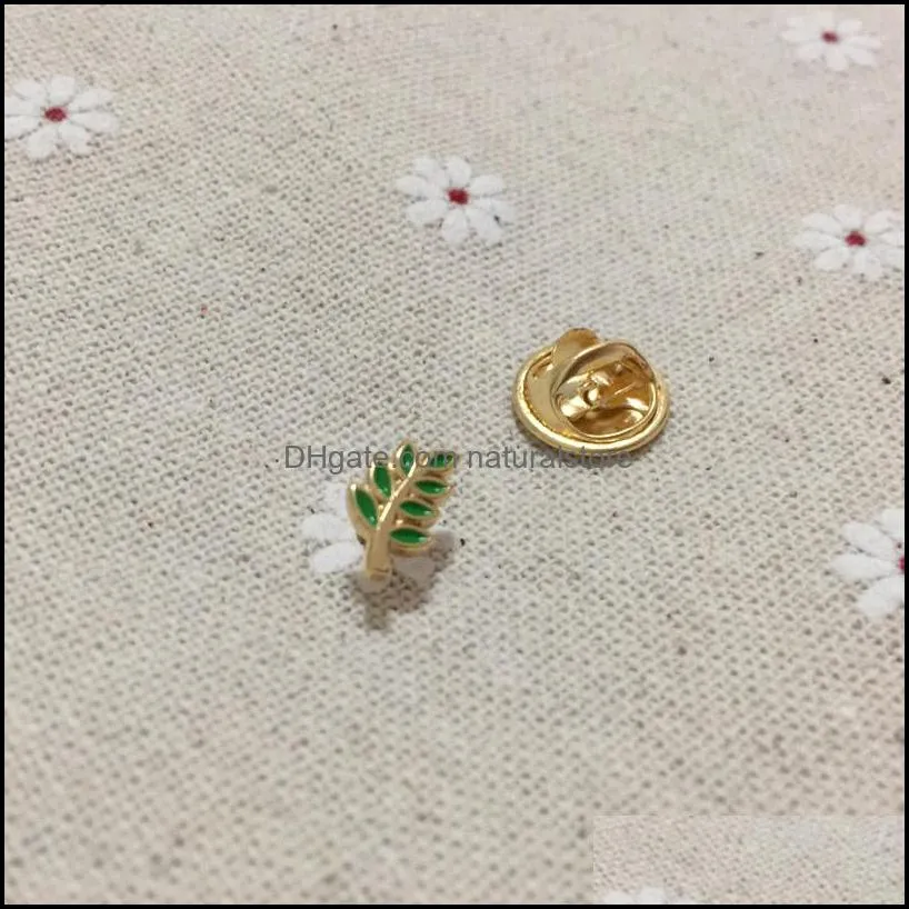 50pcs acacia sprig brooch and pins masonic regalia mason lapel pin akasha gift for fellow small custom enamel badge green leaf