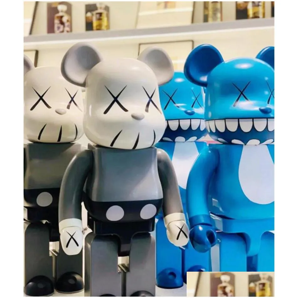 newest games 400 28cm the bearbrick chomper companion pvc fashion bear figures toy for collectors bearbrick art work model decoration