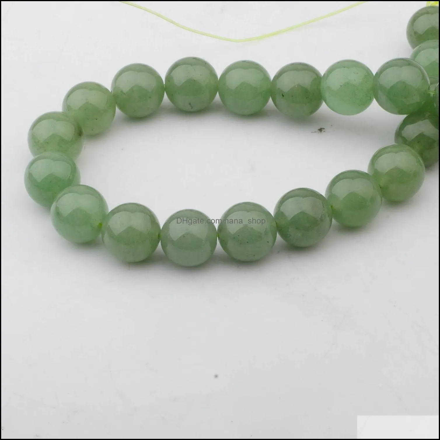 natural gemstone crystal 14mm aventurine round beads for diy making charm jewelry necklace bracelet loose 28pcs stone beads for