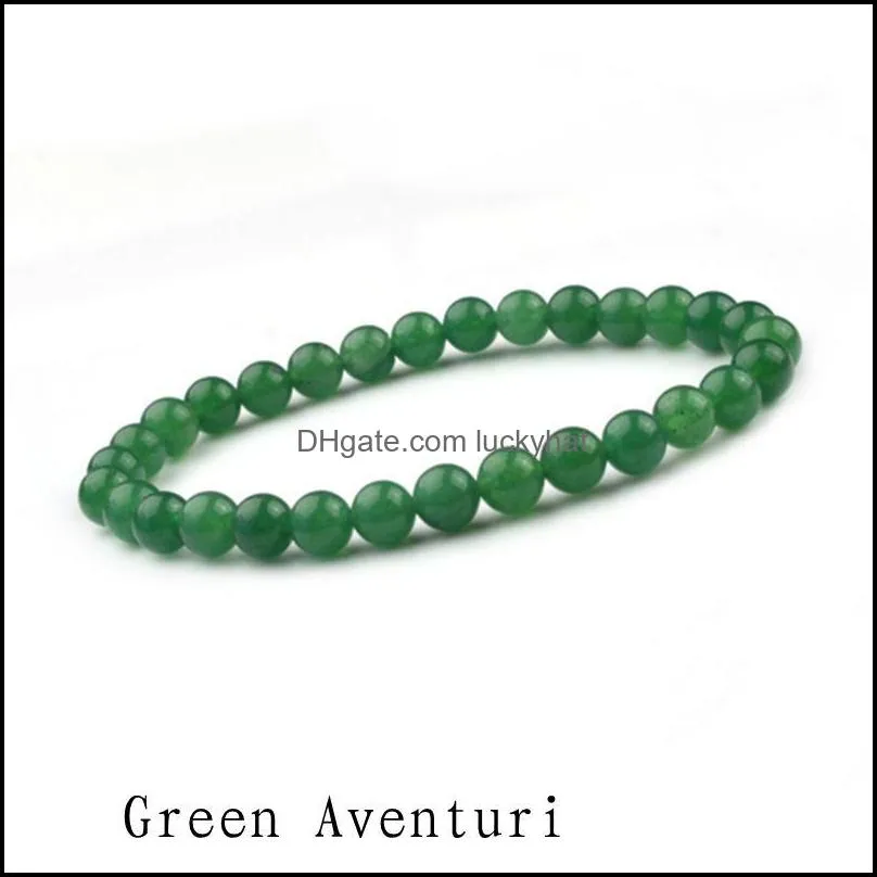  6mm natural stone red agate amethyst green oriental solid color female bracelet fine work gift