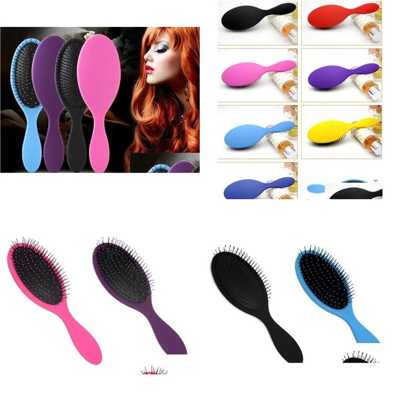 hot wet dry hair brush original detangler hair brush massage comb with airbags combs for wet hair shower brush