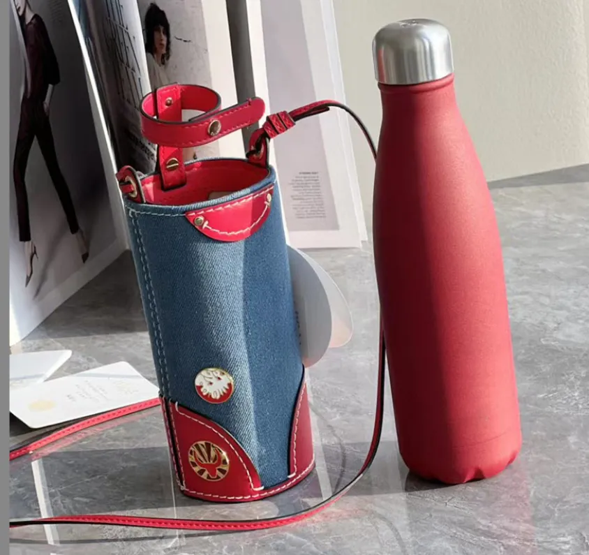 thermoses 500ml 304 stainless steel printed fashion pattern thermal insulated cups bottle cup flask