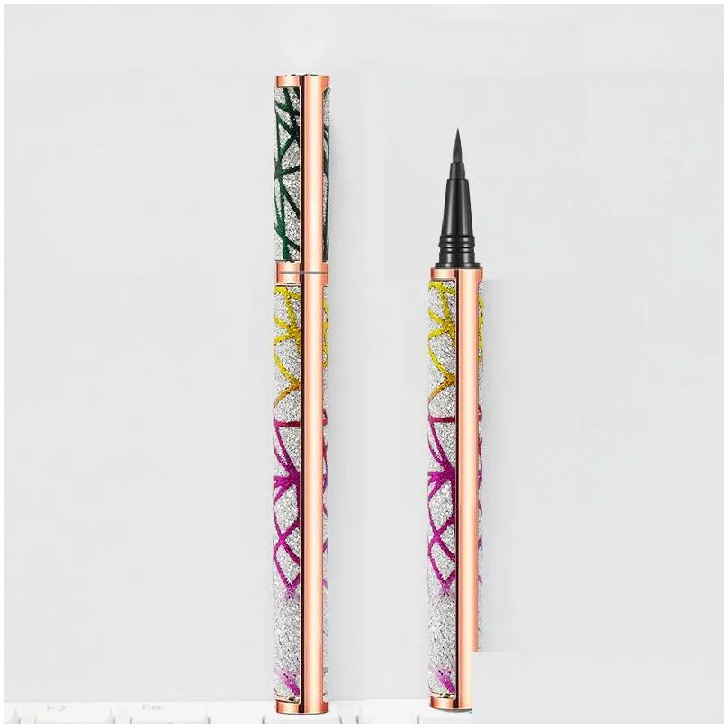 color starry lash pens liquid eyeliner pen glue natural fast dry easy to wear makeup eyelash self adhesive