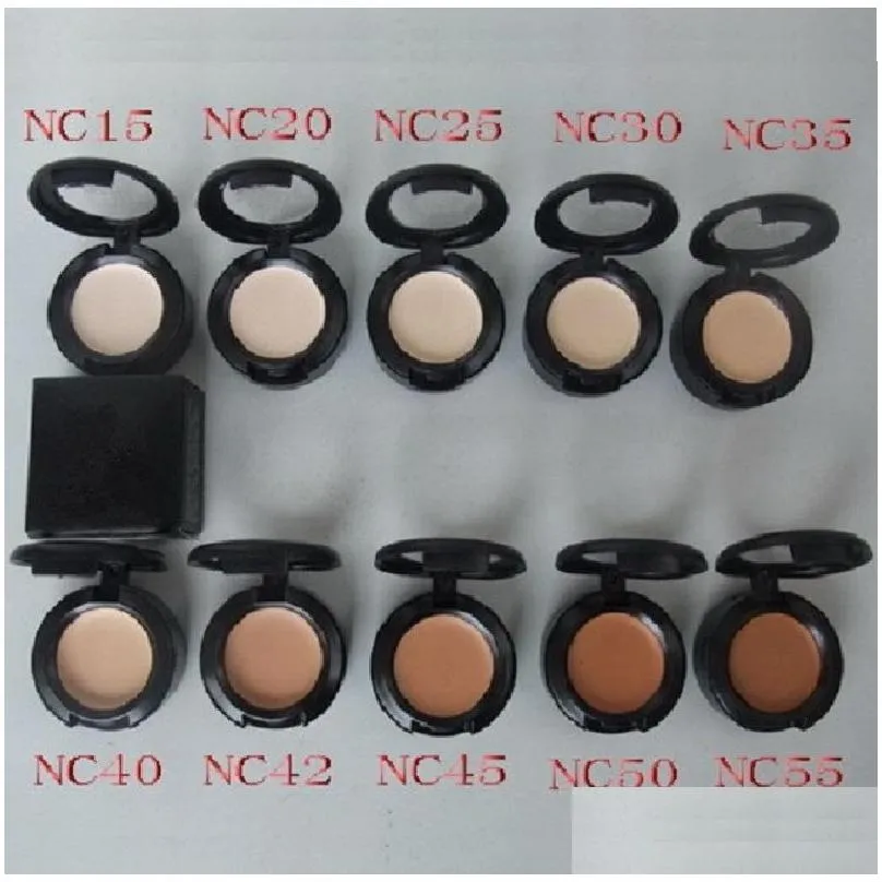 makeup face concealer powder finish cacheceknes plus foundation 7g pressed 10 colors