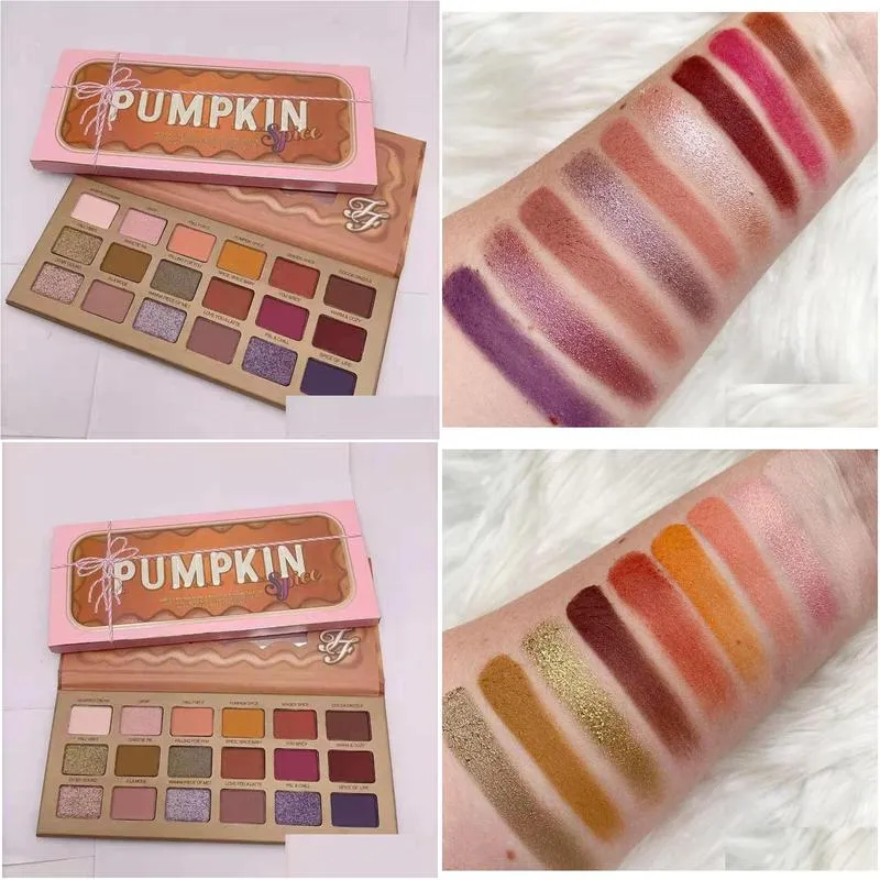 pumpkin 18colors eyeshadow shimmer matte christmas 18color eyeshadow palette