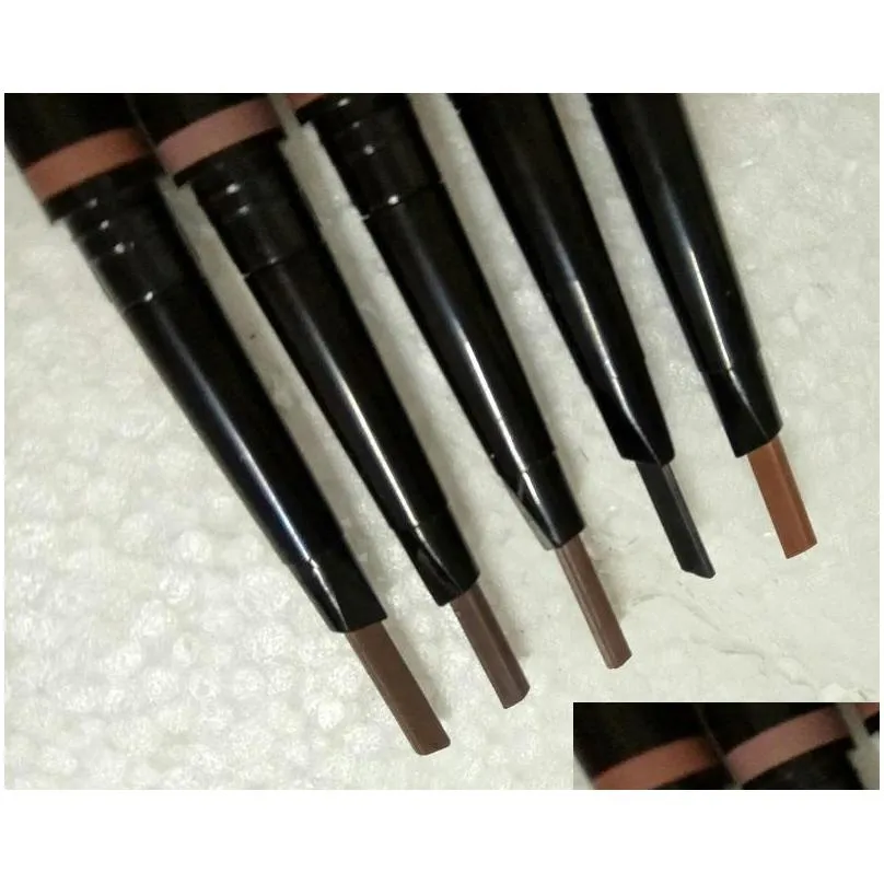 hot makeup double eyebrow pencil brow crayon ebony soft brown dark medium chocolate