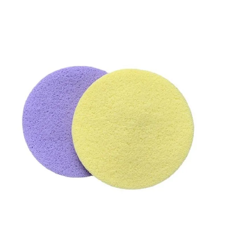 12pcs/bag soft compressed sponge face cleaning sponge facial washing pad exfoliator cosmetic puff
