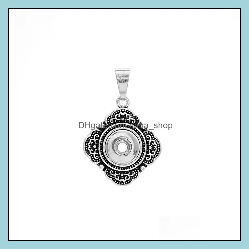 noosa 12mm snap button necklace silver color link chain necklaces for women ginger snaps buttons jewelry