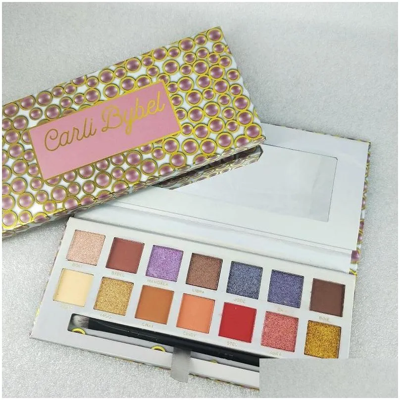 hot makeup eye shadow palette 14colors limited with brush eyeshadow palette